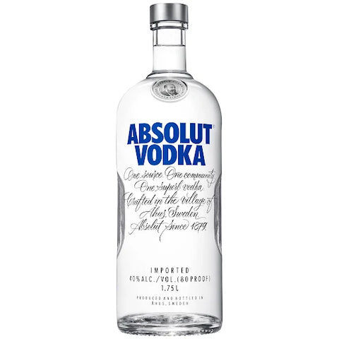 Absolut Blue Vodka — 750ml