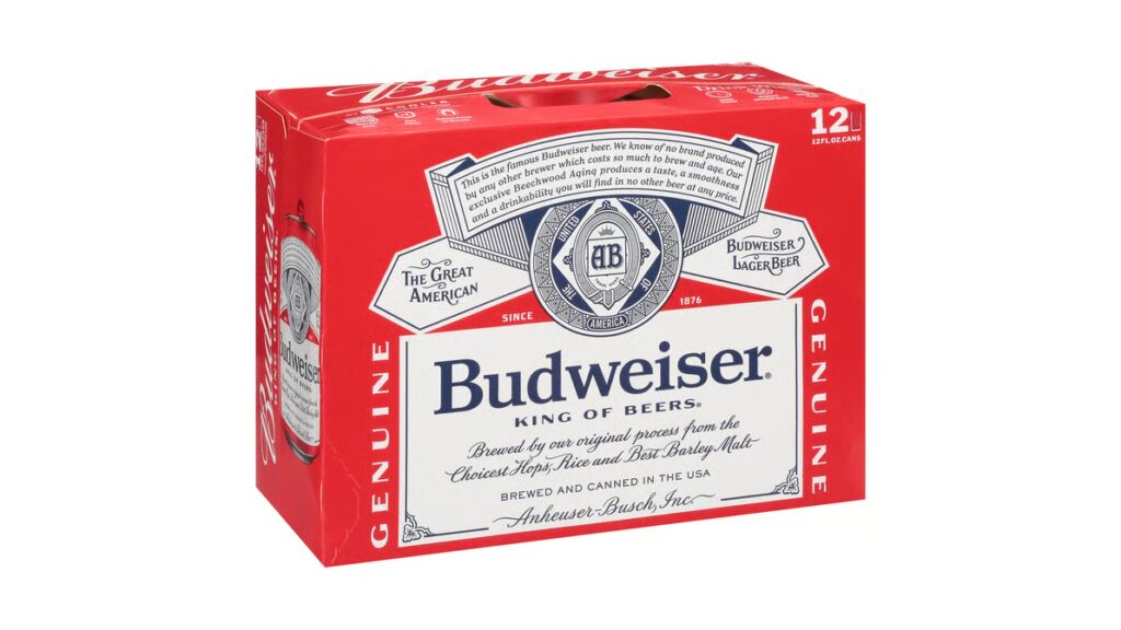 Budweiser — 12 Pack 12oz Cans