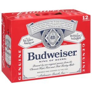 Budweiser — 12 Pack 12oz Cans
