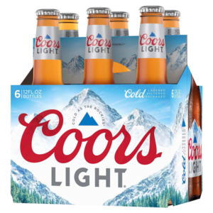 Coors Light — 6 Pack 12oz Bottles