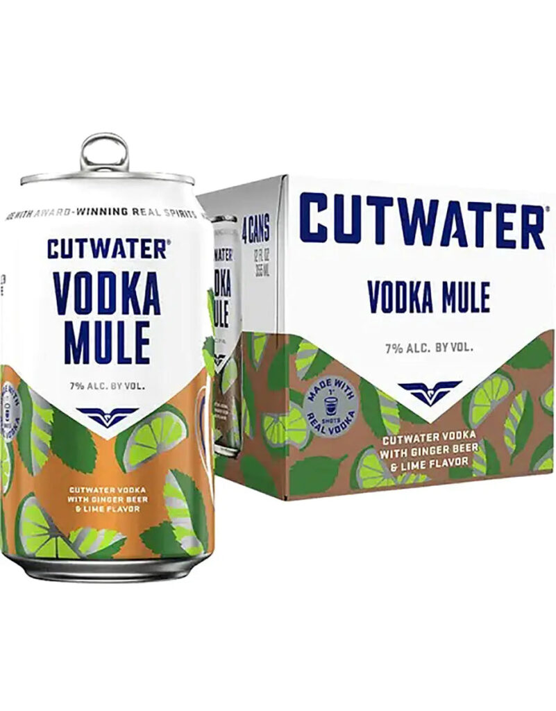 Cutwater Vodka Mule — 4 Pack 12oz Cans