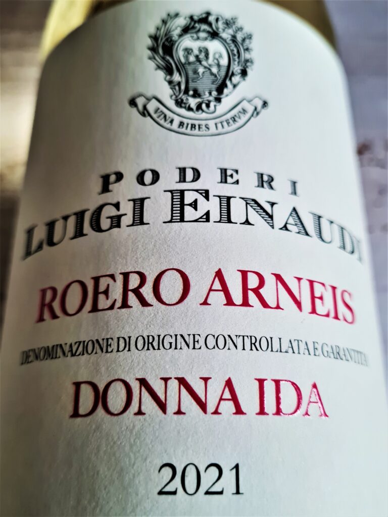 Einaudi Roero Arneis Donna Ida