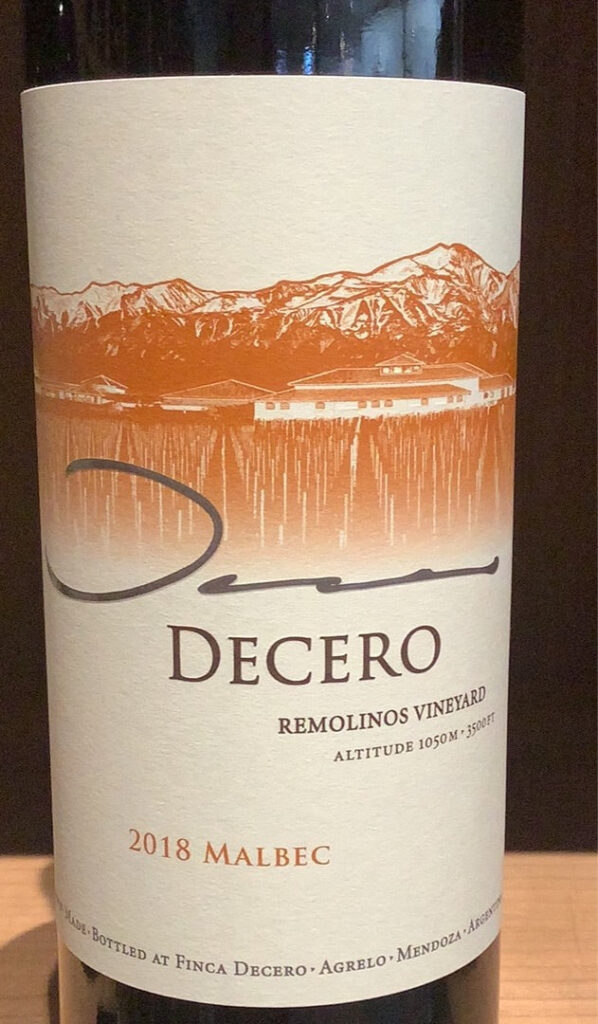 Finca Decero Malbec