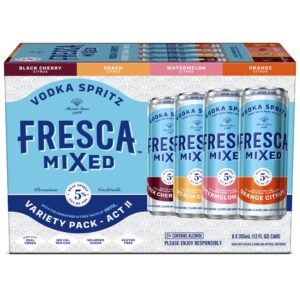 Fresca Variety Vodka Spritz — 8 Pack 12oz Cans