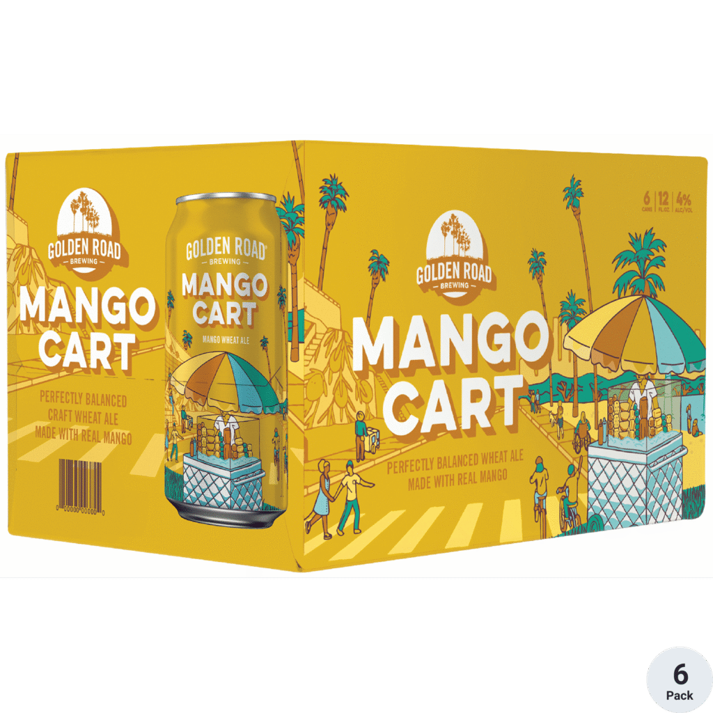 Golden Road Mango Cart — 6 Pack 12oz Cans