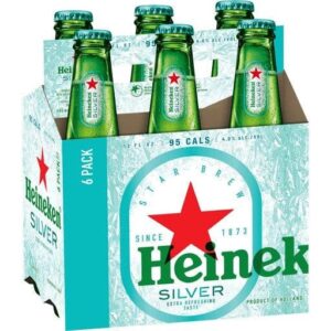 Heineken Silver — 6 Pack 12oz Bottles