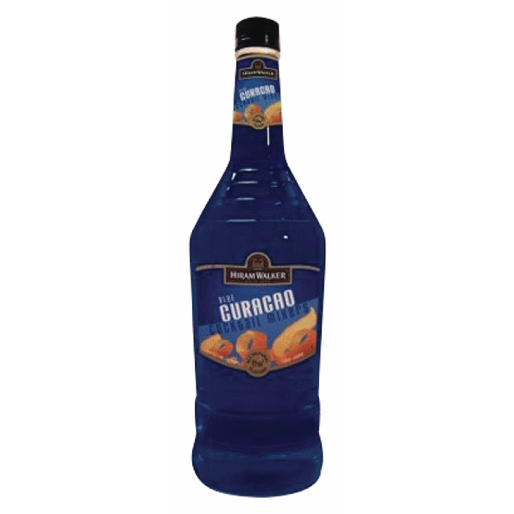 HIRAM WALKER BLUE CURACAO 750ML