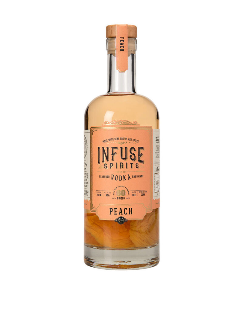 INFUSE PEACH VODKA 750ML