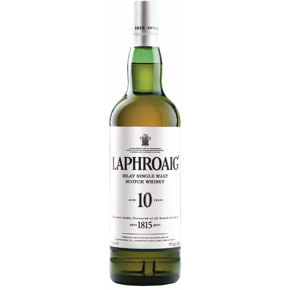 LAPHROAIG SING MALT SCOTCH 10YR 750ML