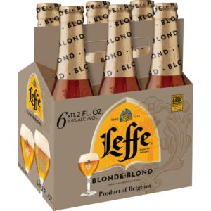 Leffe Blonde — 6 Pack 12oz Bottles