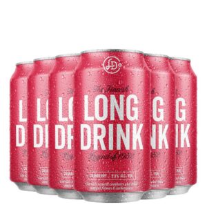 Long Drink Cranberry — 6 Pack 12oz Cans