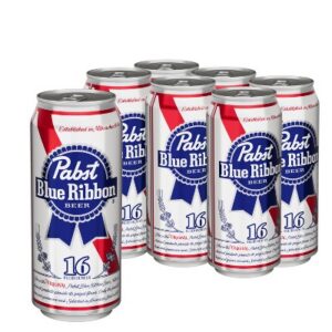 Pabst Blue Ribbon — 6 Pack 16oz Cans