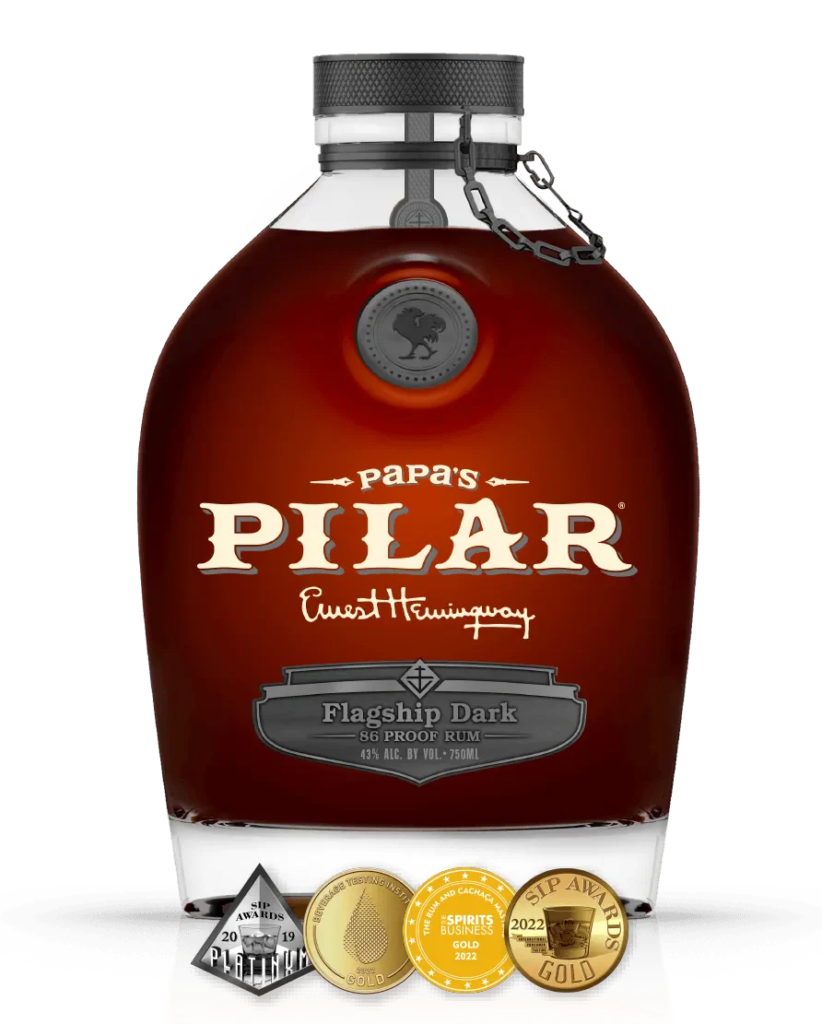 Papas Pilar Rum Dark 86 — 750ml