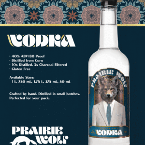 PRAIRIE WOLF VODKA 50ML