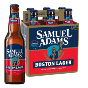 Sam Adams Bos Lager — 6 Pack 12oz Bottles