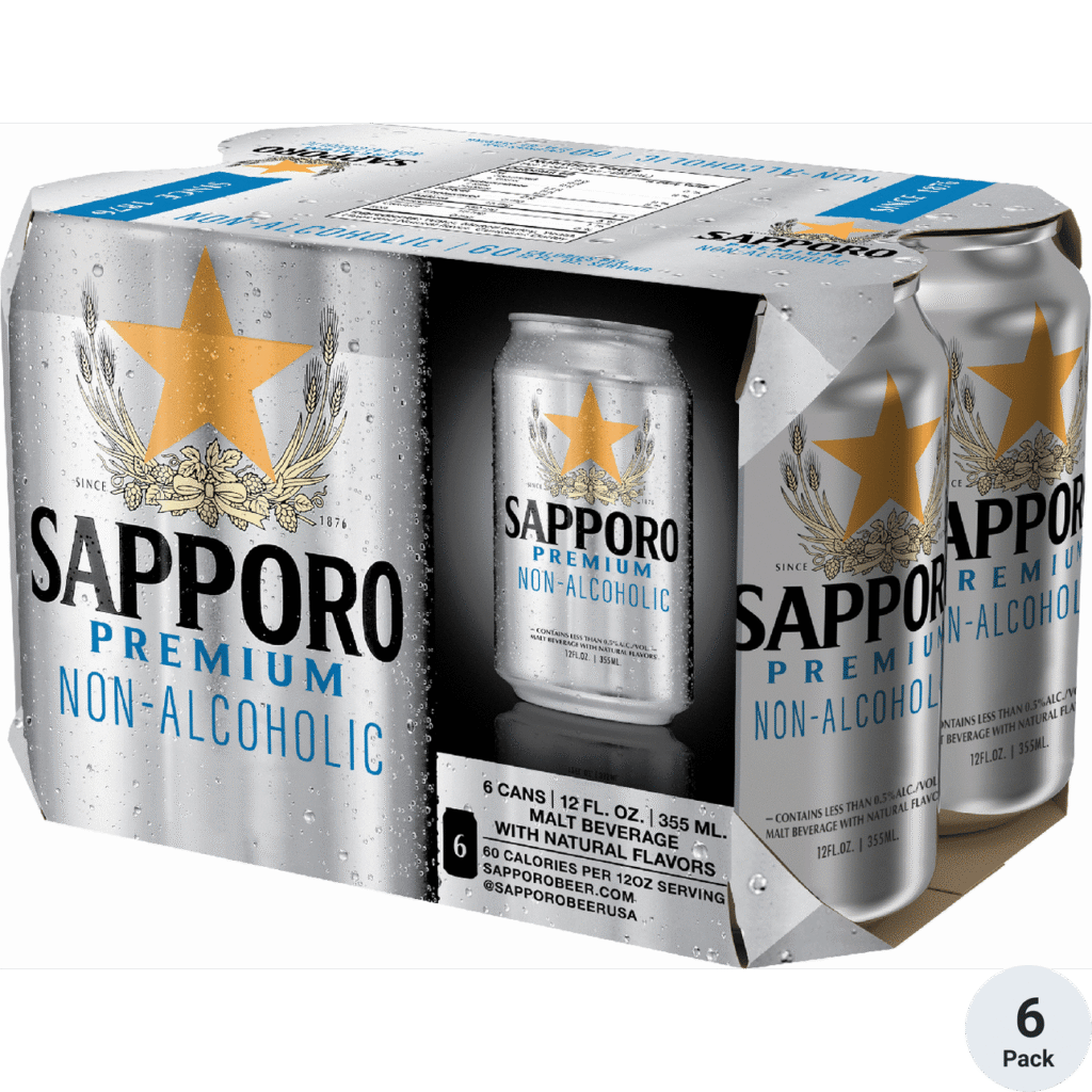 Sapporo — 6 Pack 12oz Cans