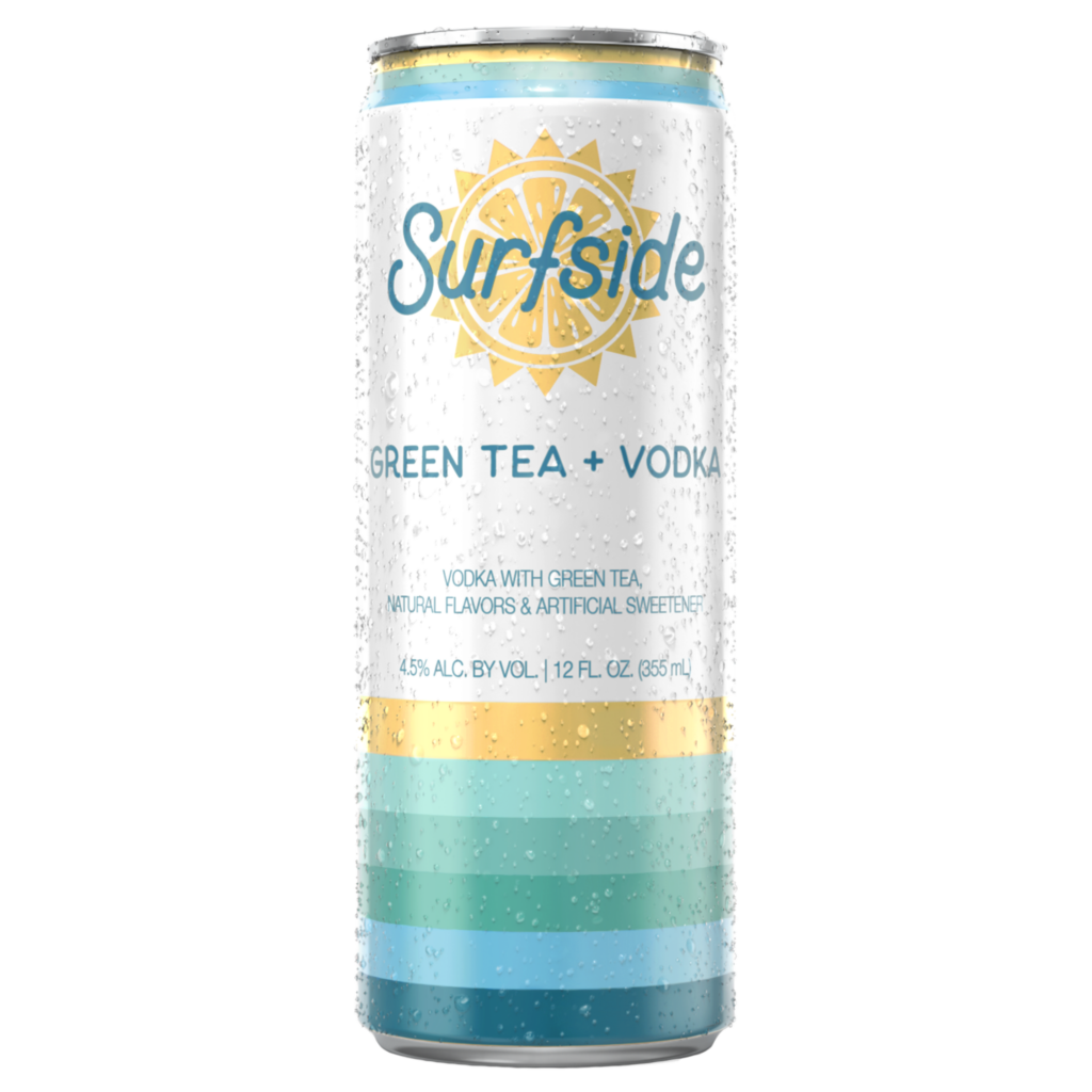 Surfside Green Tea Vodka — 8 Pack 12oz Cans