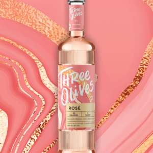 Three Olives Rose Vodka — 1000ml