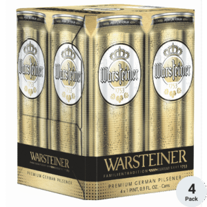 Warsteiner — 4 Pack 16oz Cans