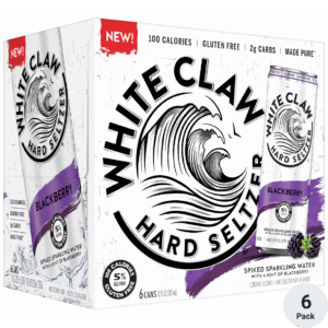 White Claw Black Berry — 6 Pack 12oz Cans
