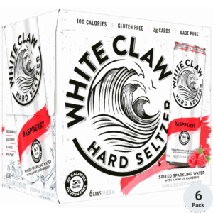 White Claw Raspberry — 6 Pack 12oz Cans