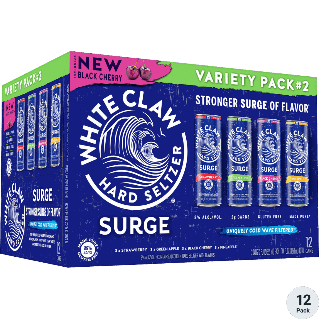 White Claw Surge Variety #2 — 12 Pack 12oz Cans