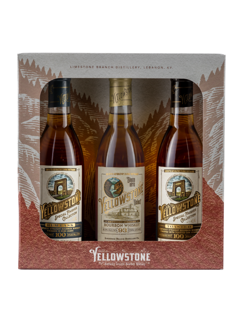 Yellowstone Sel Bourbon Whiskey Gift Set